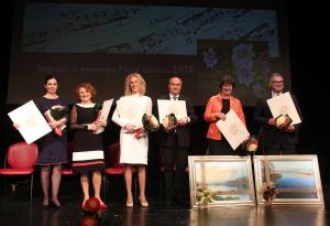 KONCERT OB PODELITVI NAGRAD IN PRIZNANJ FRANA GERBIČA NA SLIKI NAGRAJENCI FOTO LJUBO VUKELIČ DC8B9594